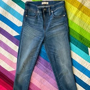 Madewell 10” high rise skinny 26T
